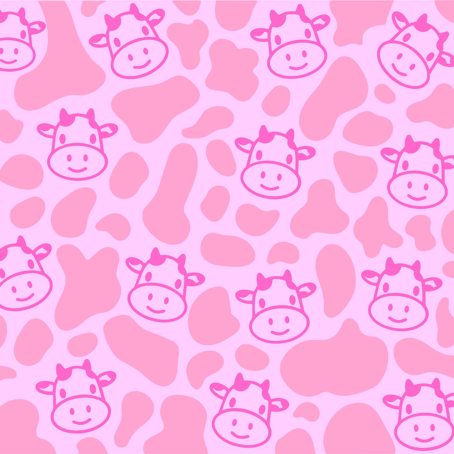 Download Lilac Cow Print Wallpaper